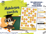 Turniej mitologiczny. Trójząb Posejdona. Mitologia. Znajomość mitów. Bogowie greccy. Gra planszowa