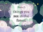 🌤️ Name 3 – Weather and Nature (Kids / A1, 15 stron)angielski dla dzieci, A1, Kids, nazwy rzeczy, pogoda, przyroda, Name 3, słownictwo, mówienie po angielsku, gry językowe, zabawa w zgadywanie, lekcja interaktywna, ćwiczenia grupowe, rozgrzewka językowa