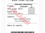 ⭐53 PARAGONY MATEMATYCZNE – BLACK FRIDAY EDITION (różne poziomy trudności / podwójne rabaty/ zamiast kartkówki)