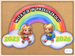 WITAJ W PRZEDSZKOLU - gazetka z tęczą format XXXL - 16 części
