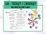 Gra planszowa - trójkąty i czworokąty