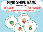 Christmas Mind Swipe Game, lesson warm up/ Świąteczna gra na rozgrzewkę, utrwalenie- poszerzenie słownictwa