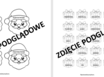 Mikołajki, karta pracy, świąteczna lekcja j. polskiego, części mowy