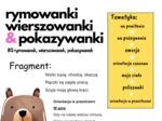 Zbiór rymowanek, wierszowanek i pokazywanek