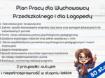Plan Pracy dla Wychowawcy Przedszkolnego i dla Logopedy - przykłady i inspiracje