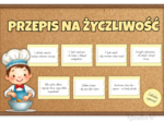 Przepis na życzliwość - gazetka szkolna na Dzień Życzliwości
