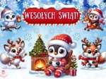 ✨🎄PAKIET ŚWIĄTECZNE ZWIERZĄTKA 🎄✨