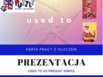 Used to (prezentacja o zwariowanej babci i dziadku oraz karta pracy z kluczem)
