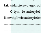 REDAGUJЕMY PRZEMÓWIENIE. KROK CZWARTY. PRZEMOWIENIE DO UZUPEŁNIENIA. AUTORYTETY