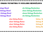 Odmiana przymiotnika po rodzajniku nieokreślonym - język niemiecki - wklejka do zeszytu wraz z ćwiczeniami, egzamin 8-klasisty, liceum/technikum
