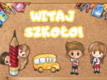 🤓 DEKORACJA WITAJ SZKOŁO/PRZEDSZKOLE🤓