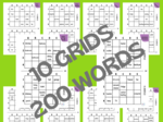 VOCABULARY GRIDS / SET 1