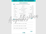 Zero & First Conditional - Zerowy & Pierwszy tryb warunkowy - Check yourself! - karta pracy - kartkówka - test - powtórka - okres warunkowy - okresy  - conditionals -  tryby warunkowe - porównanie -