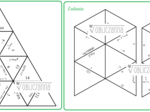 Logarytmy - trimino (puzzle - układanka)