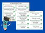 Powrót do szkoły - TEST NA UWAŻNOŚĆ – 30 karteczek do zabawy klasowej - język polski - zajęcia z wychowawcą - klasy 4-6