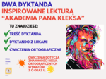 📚 DYKTANDA inspirowane „Akademią Pana Kleksa” – ćwiczymy „ó” i „u”! 🎓