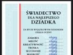 Dzień dziadka świadectwo