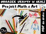 SKALA. Obrazek ukryty w Skali. Rysowanie figur w skali od klasy 4. Tajemnicze obrazki.
