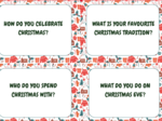 Christmas speaking cards A1-B1