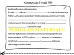 Konstytucja 3 Maja - prezentacja, zadania i notatka dla klasy 4