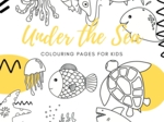 W morzu. Kolorowanka. Under the Sea.