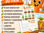 Dzień Marchewki – zestaw edukacyjny | karty pracy, plakaty, puzzle | PDF