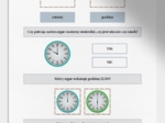 Pełne godziny zegarowe. Karta pracy. Sprawdzian
