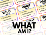 WHAT AM I? - 100 Speaking Cards - gra językowa - karty do mówienia - zagadki - zgadnij - angielski -warm - up - ice - breaker - mówienie - A2 - B1