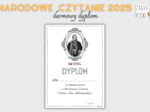 Narodowe Czytanie 2025 („Poezje” J. Kochanowskiego) – dyplom