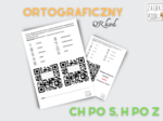 Ortograficzny kod QR do zamalowania - pisownia ch po s oraz h po z
