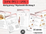 Materiały do Shine On! 3 Unit 1 – My Bedroom - karty pracy - wklejki/wycinanki