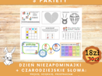 ?Dzień Niezapominajki i życzliwości ? (11 zł) ?Czarodziejskie słowa: Proszę, dziękuję, przepraszam ? (10 zł) ❤️Dzień Dobrych Uczynków ❤️( 9zł) Teraz możesz zakupić te 3 pakiety w cenie 18 zł