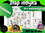 DARMOWA Gra Matematyczna - Złap indyka. Gra logiczna. Święto Dziękczynienia (Thanksgiving), Dzień Indyka.