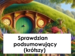 SPRAWDZIAN PRACA KLASOWA Hobbit
