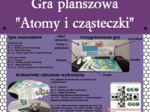 Klasa 7. Chemia. Gra planszowa - Atomy i cząsteczki