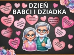 DZIEŃ BABCI I DZIADKA - zestaw materiałów, grafika XXL