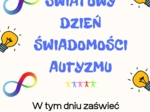 Plakat "Światowy dzień świadomości autyzmu"