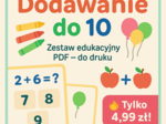 Dodawanie w zakresie do 10. Karta pracy. Sprawdzian.