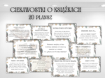 CIEKAWOSTKI O KSIĄŻKACH - PLANSZE