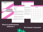 Angielski: matura poziom podstawowy. Zadanie 4. 35 ćwiczeń z kluczem odpowiedzi.