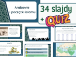 Arabowie i początki islamu – prezentacja multimedialna z quizem | Historia klasa 5