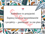 Jak przetrwać rok szkolny – gazetka ścienna