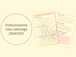Lekcja wychowawcza - podsumowanie roku szkolnego 2024/2025