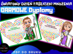 Darmowe Dyplomy - ŚWIATOWY DZIEŃ TABLICZKI MNOŻENIA