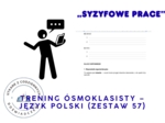 Trening ósmoklasisty – język polski (zestaw 57). „Syzyfowe prace”.  Motyw: recytacja „Reduty Ordona"