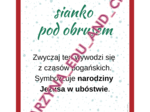 Zwyczaje bozonarodzeniowe - tagi dekoracyjne