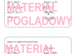 Szybkie karteczki – wyrażenia algebraiczne, sumy algebraiczne, jednomiany, redukcja wyrazów podobnych (karta pracy, kartkówka kl. 6, 7, 8)