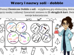 Chemiczne dobble - wzory i nazwy soli - klasa 8 chemia (dział sole)