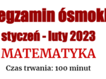 Próbny egzamin ósmoklasisty – MATEMATYKA