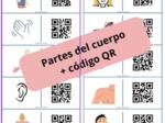 Domino obrazkowe z kodami QR! (Las partes del cuerpo-części ciała)